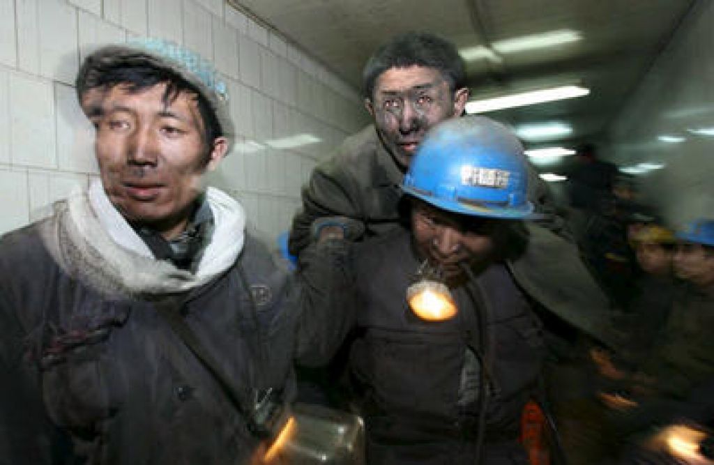 V rudniku na Kitajskem 20 mrtvih, devet pogrešanih