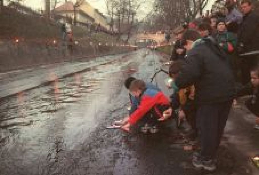 V vodo so spuščali &quot;gregorčke&quot;