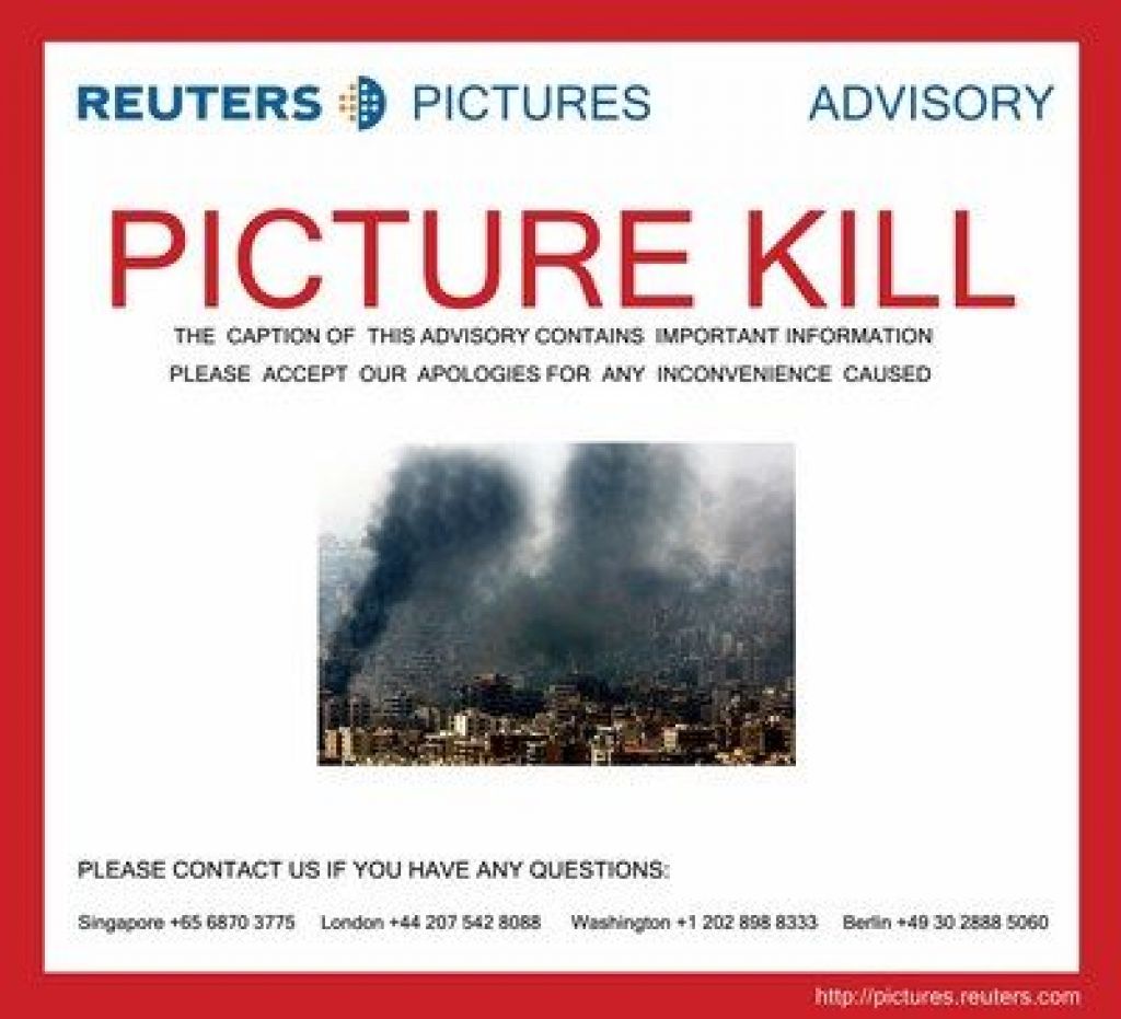 Reuters odpustil fotoreporterja