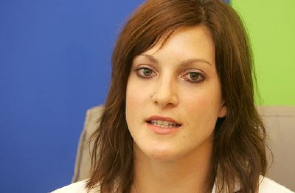 Petra Robnik tretja na treningu smuka