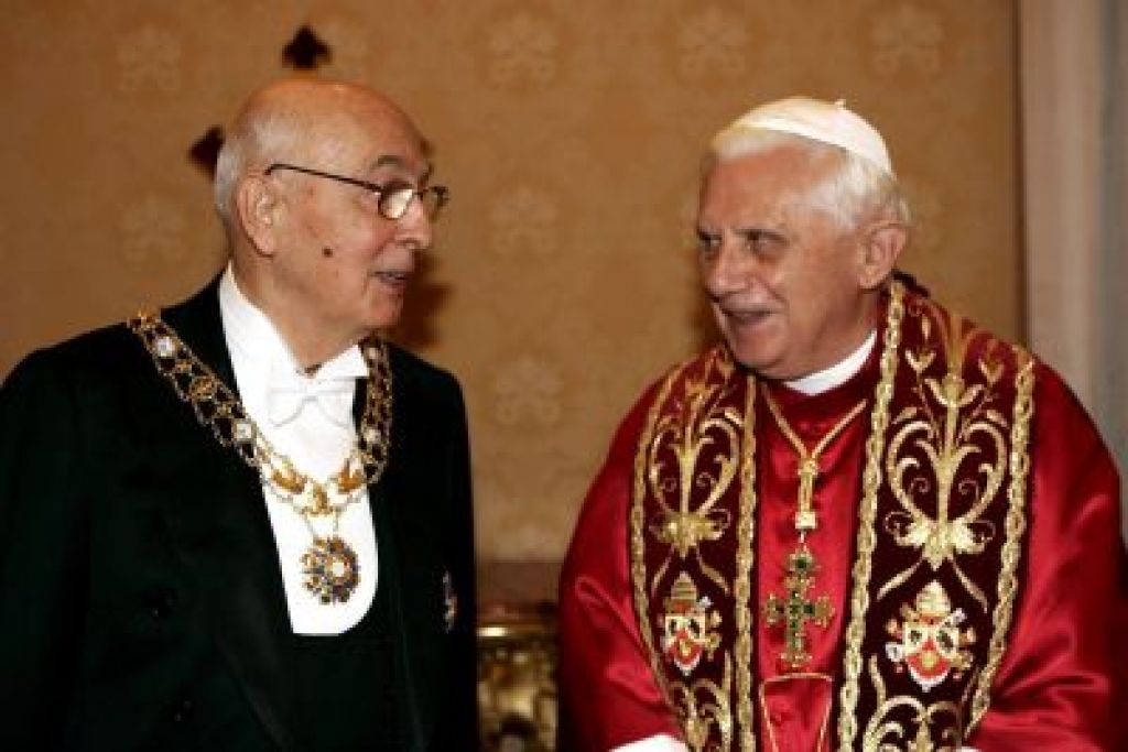 Benedikt sprejel Napolitana