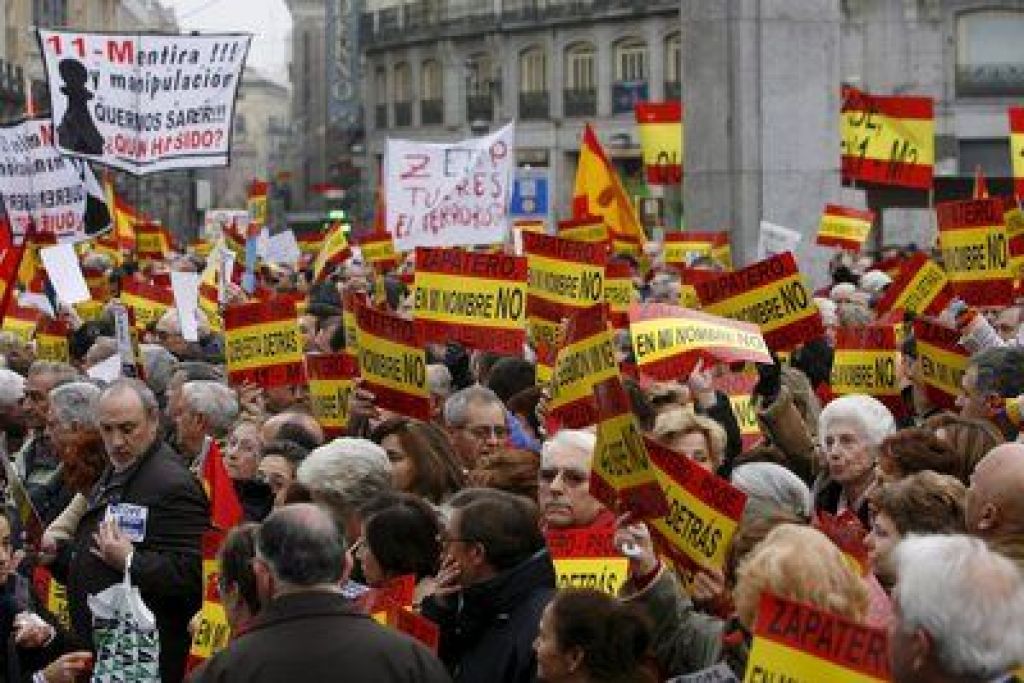 Ulice Madrida preplavili protestniki proti Eti