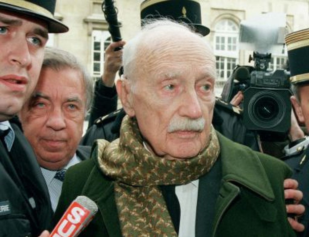 Umrl francoski kolaboracionist Maurice Papon