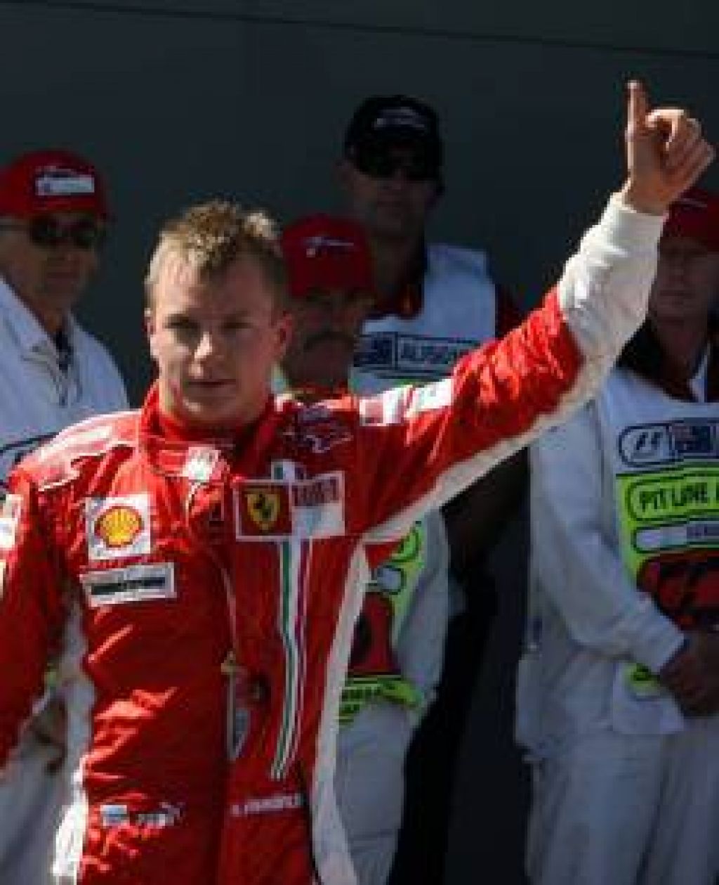 S prvega startnega mesta Kimi Räikkönen